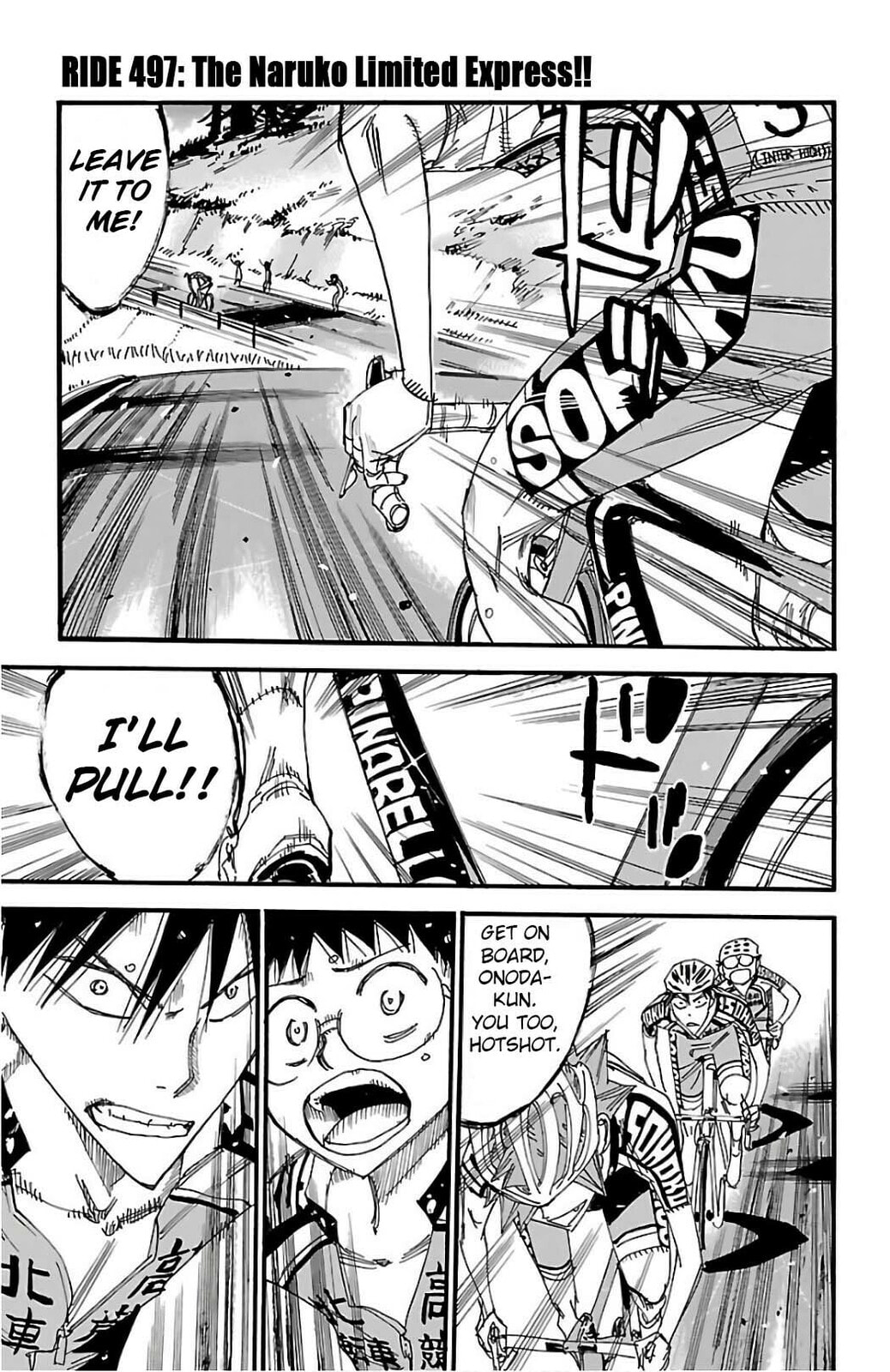 Yowamushi Pedal Chapter 497 page 1 - 