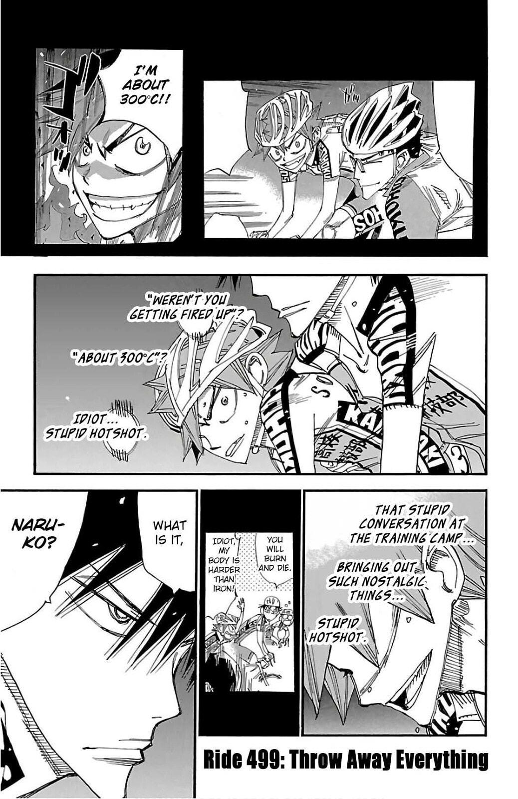 Yowamushi Pedal Chapter 499 page 1 - 