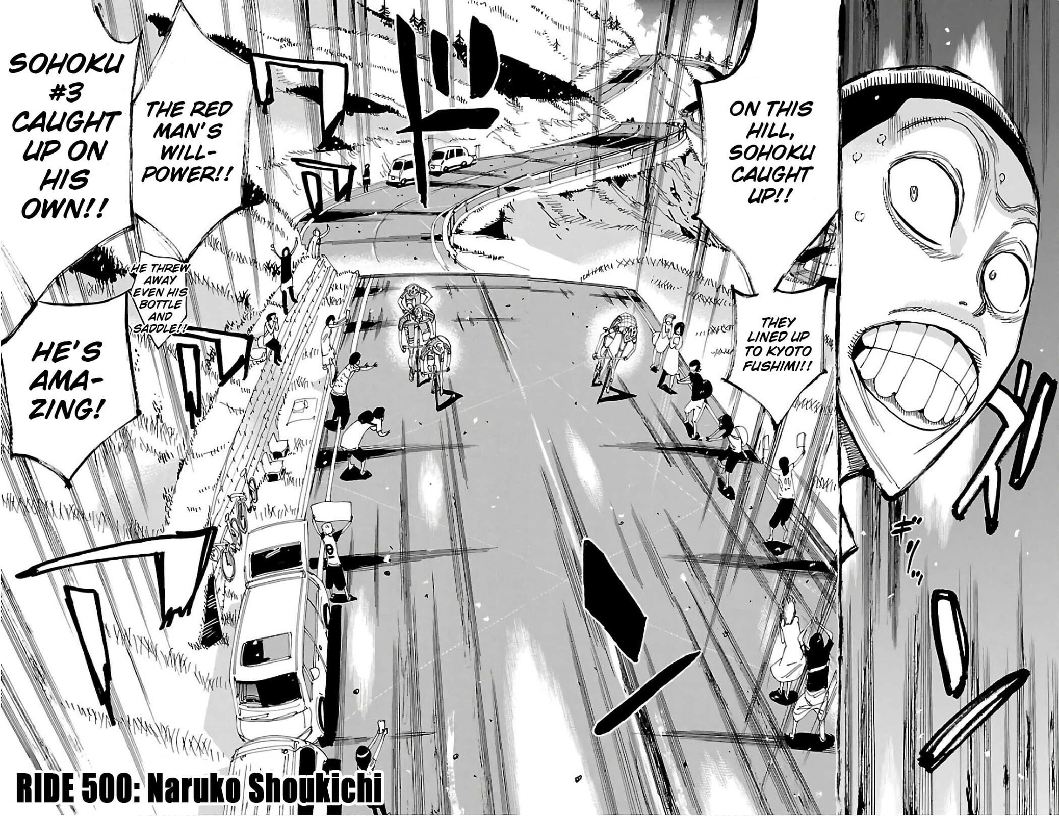Yowamushi Pedal Chapter 500 page 2 - 