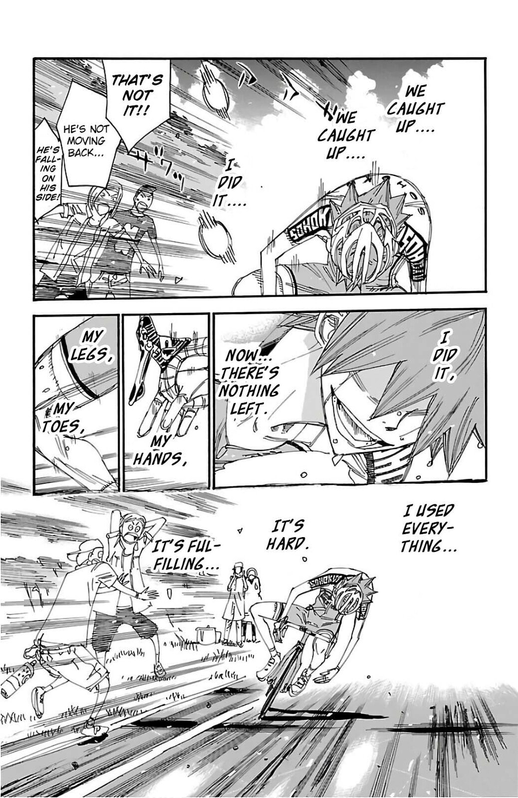 Yowamushi Pedal Chapter 500 page 10 - 