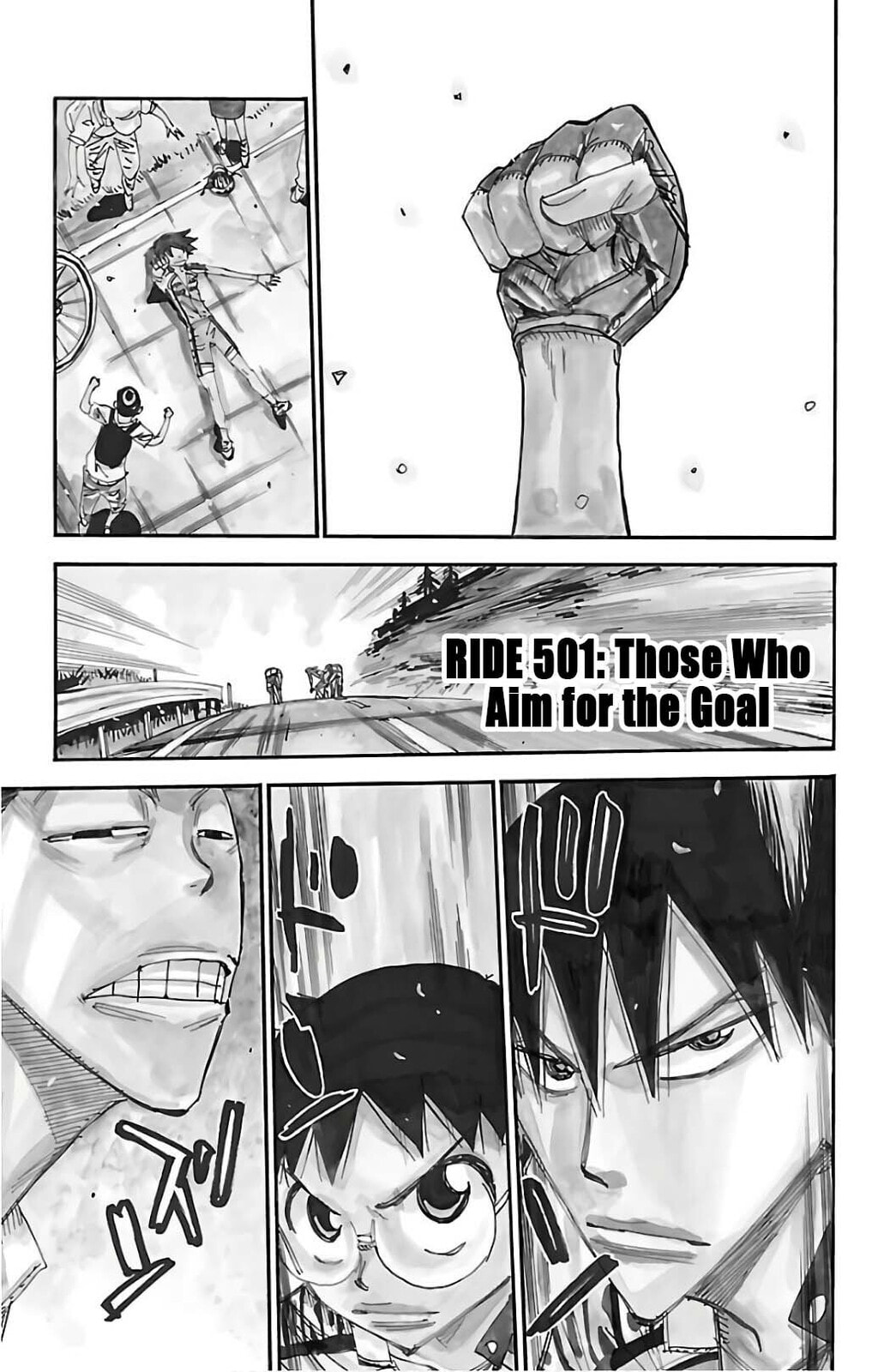 Yowamushi Pedal Chapter 501 page 1 - 