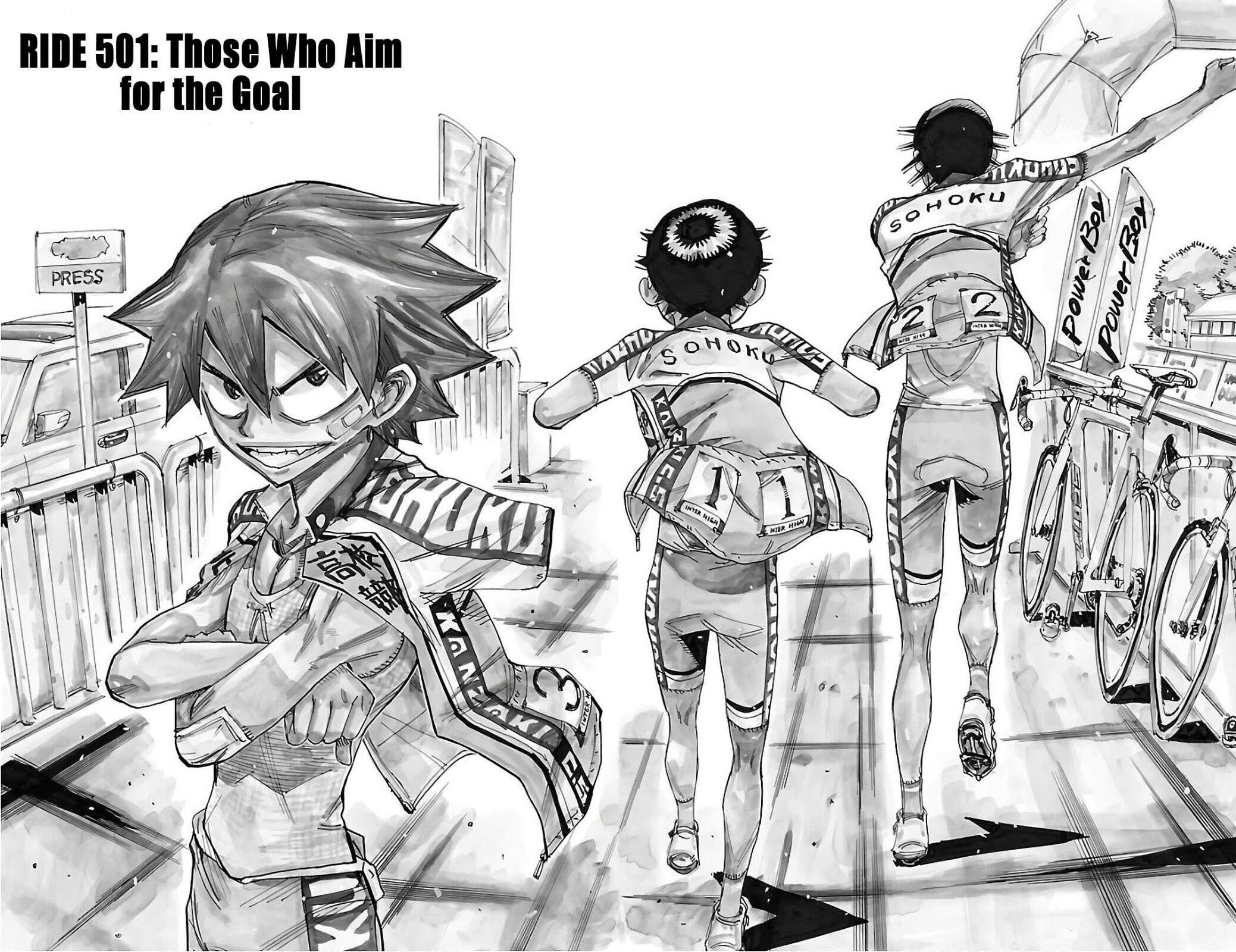 Yowamushi Pedal Chapter 501 page 2 - 