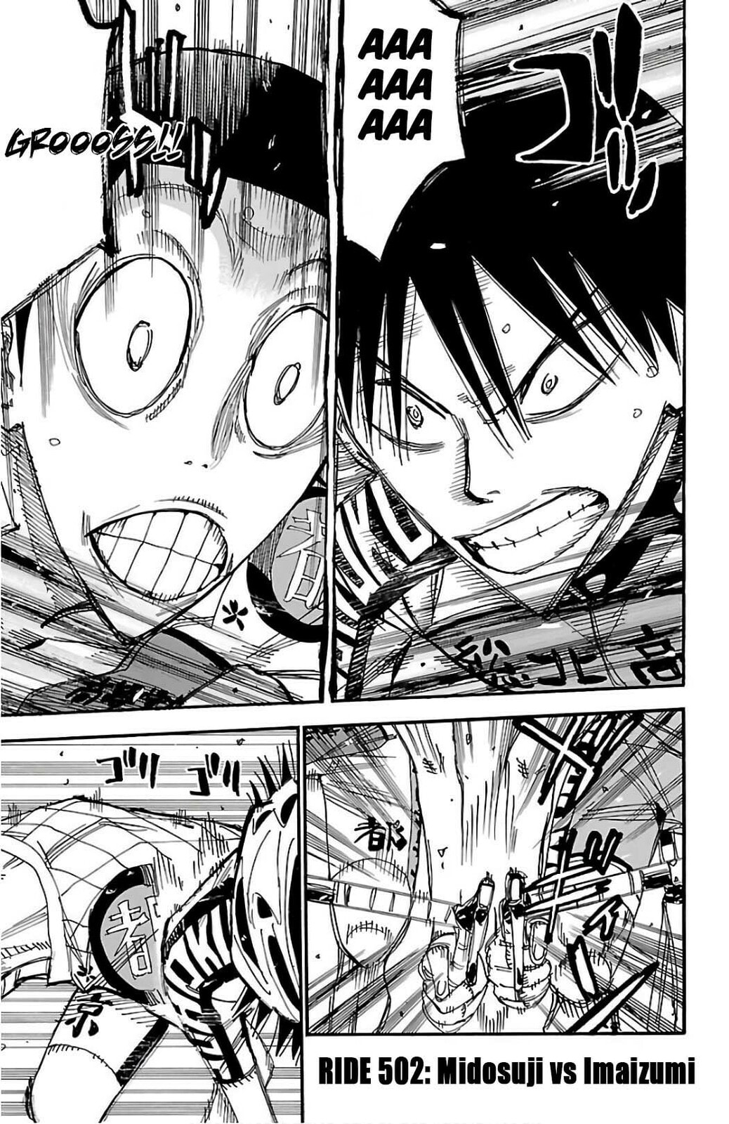 Yowamushi Pedal Chapter 502 page 1 - 