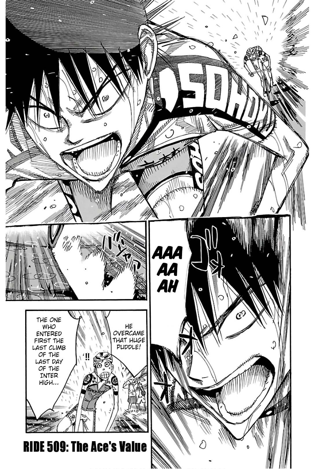 Yowamushi Pedal Chapter 509 page 1 - 