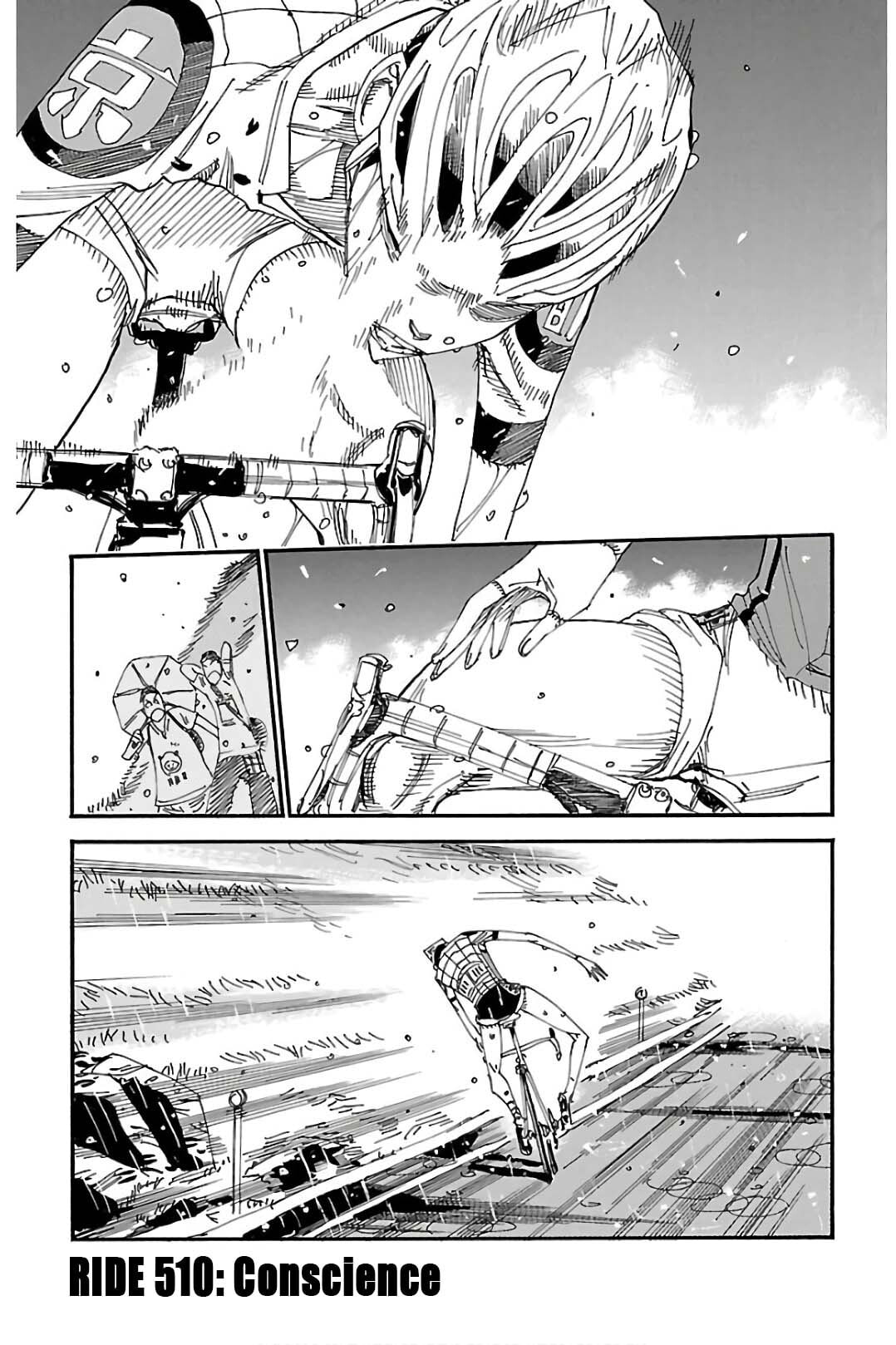 Yowamushi Pedal Chapter 510 page 1 - 