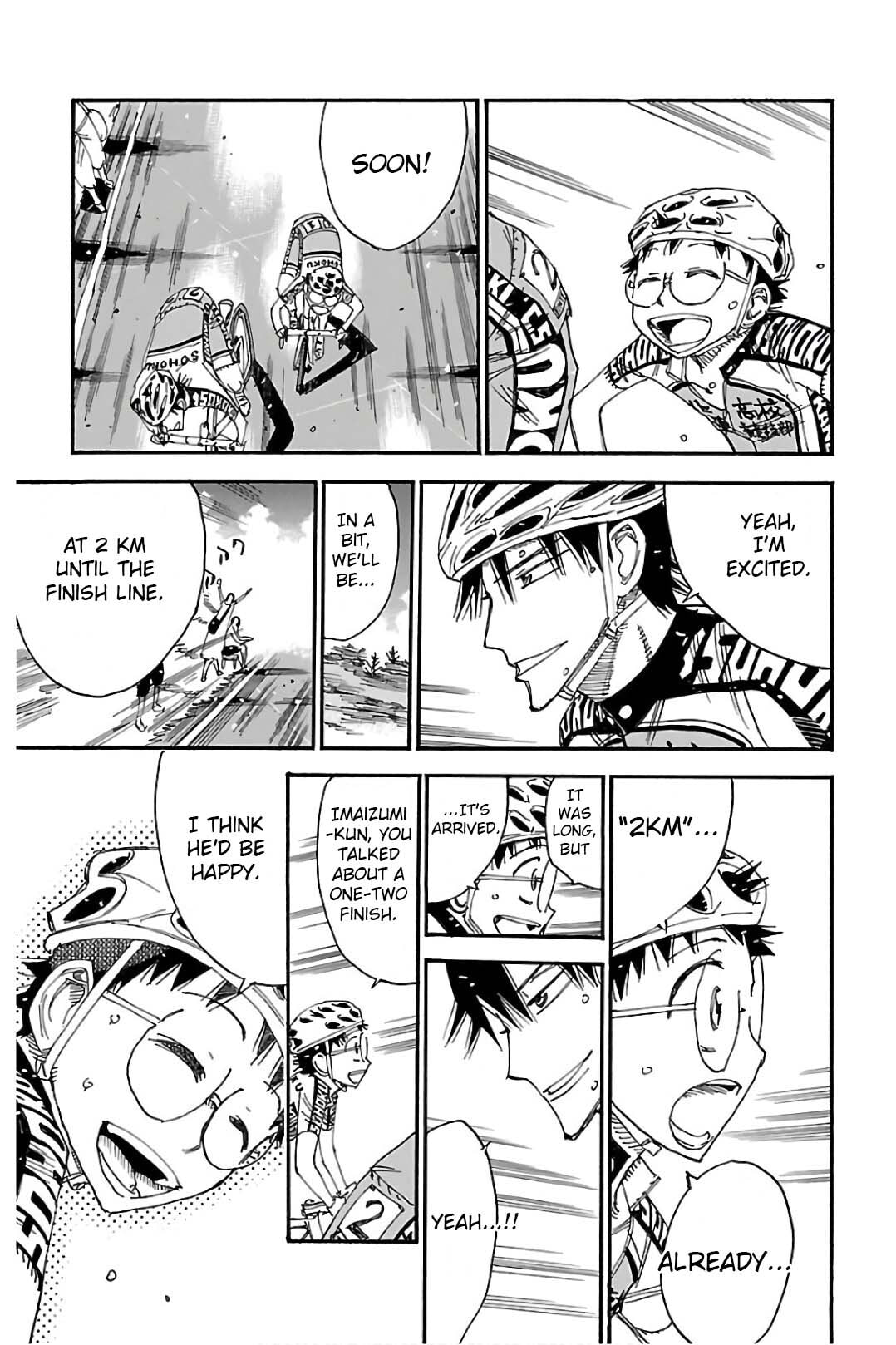 Yowamushi Pedal Chapter 511 page 15 - 