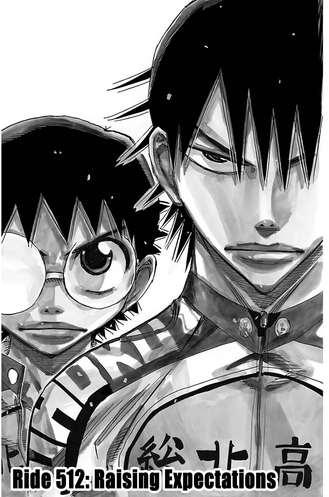 Yowamushi Pedal Chapter 512 page 1 - 