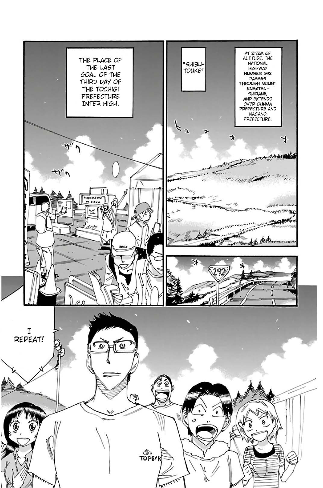 Yowamushi Pedal Chapter 512 page 3 - 