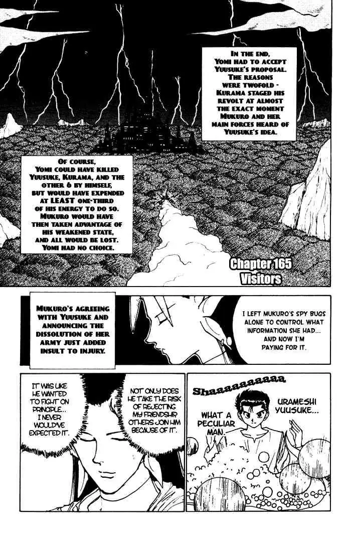 Yu Yu Hakusho Chapter 165 page 1 - 