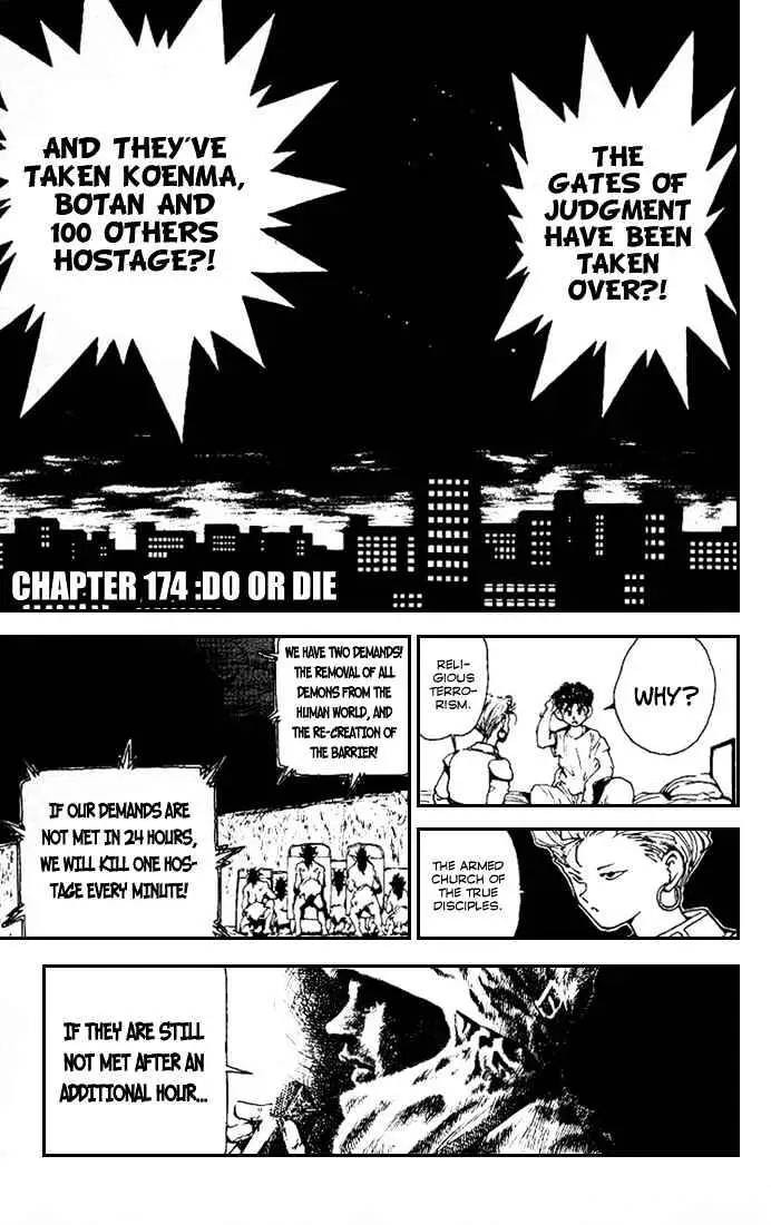 Yu Yu Hakusho Chapter 174 page 1 - 