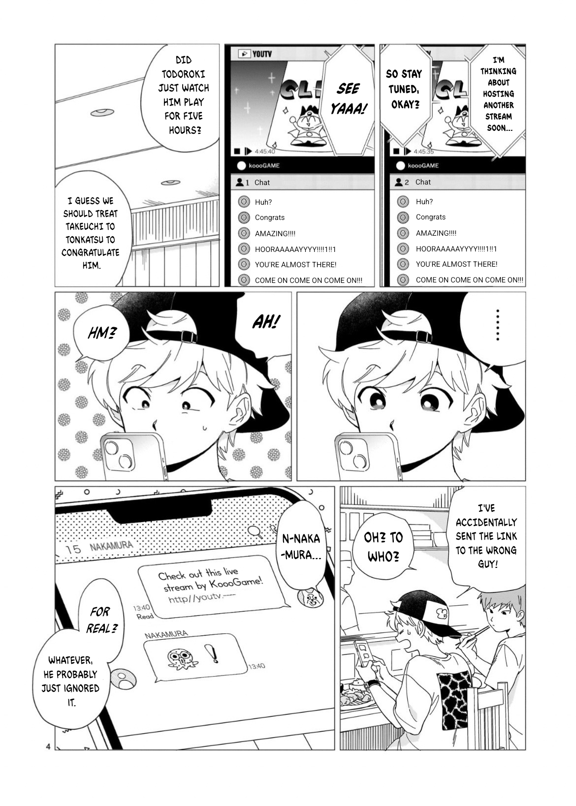 Yuruku Ganbare! Nakamura-kun!! Chapter 1 page 4 - 