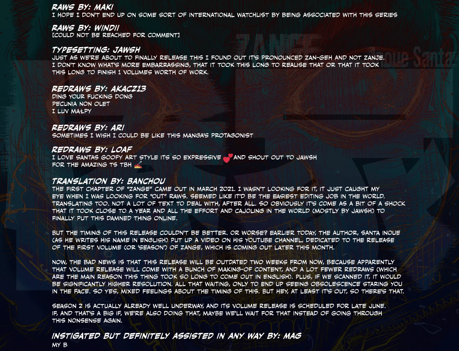 Zange Chapter 2 page 1 - 