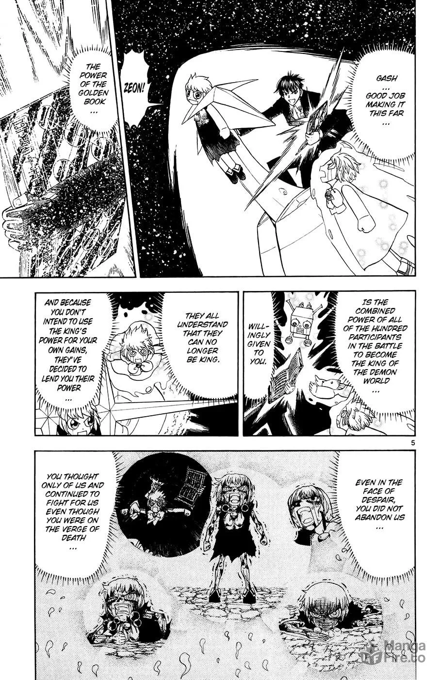 Zatch Bell! Chapter 319 page 5 - 