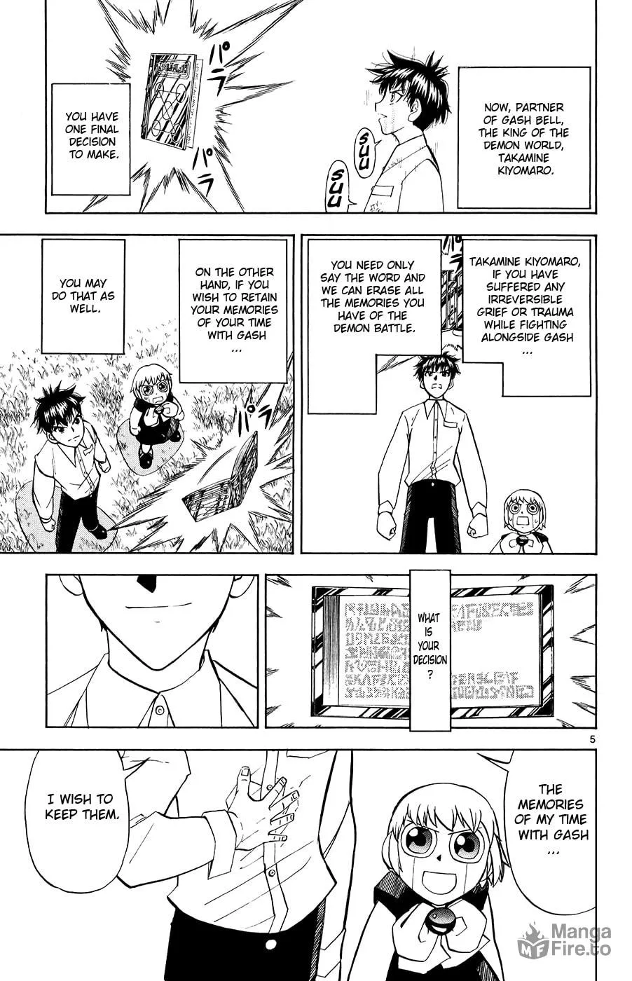 Zatch Bell! Chapter 322 page 5 - 