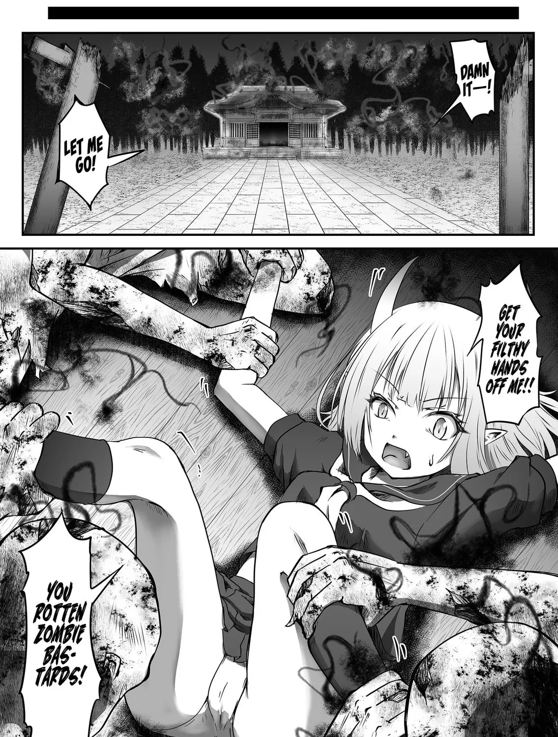 ZOMBIE vs Onimusume Chapter 1 page 15 - 