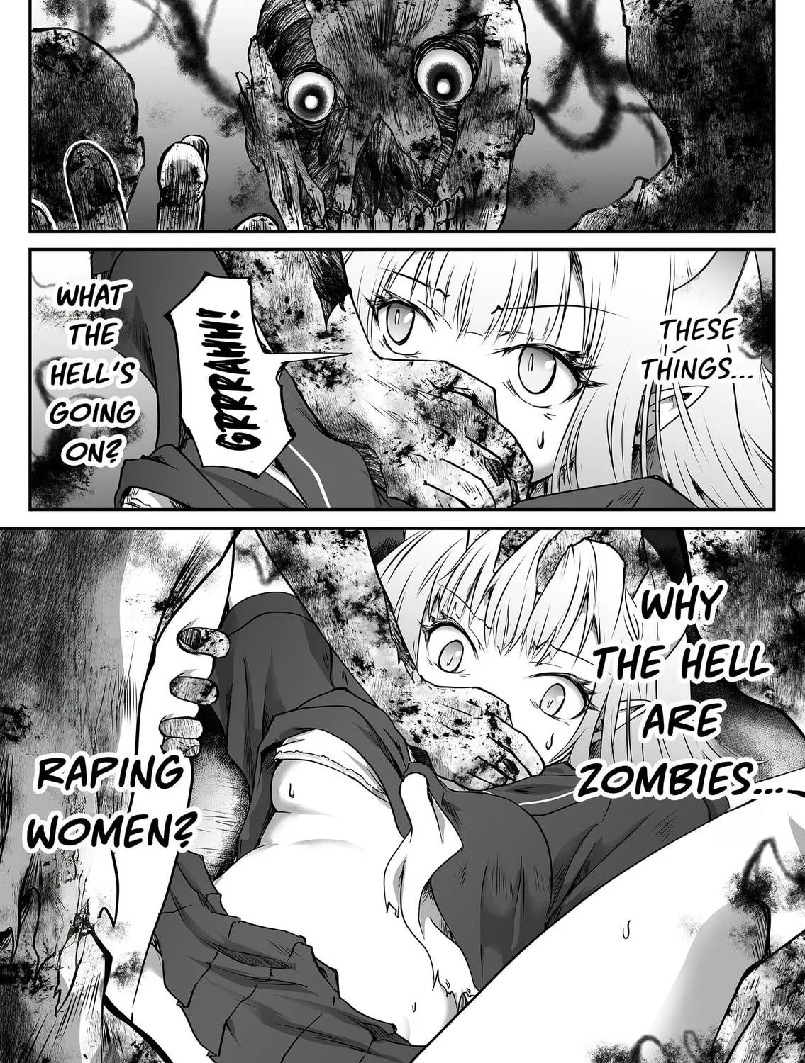 ZOMBIE vs Onimusume Chapter 1 page 17 - 