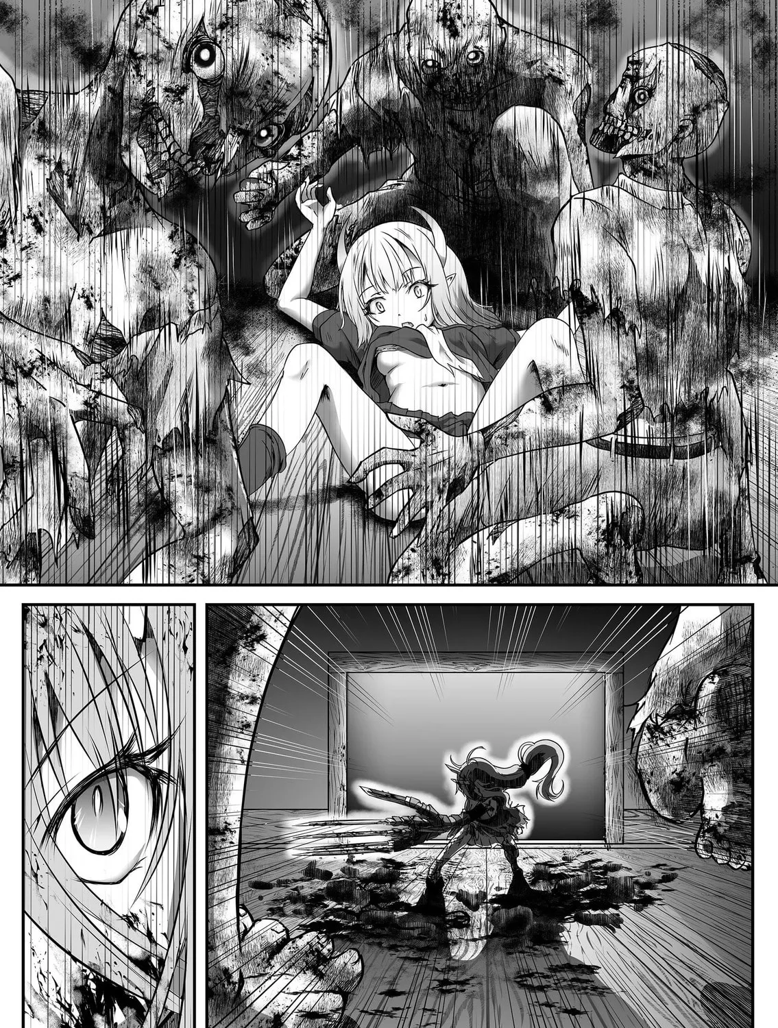 ZOMBIE vs Onimusume Chapter 1 page 27 - 