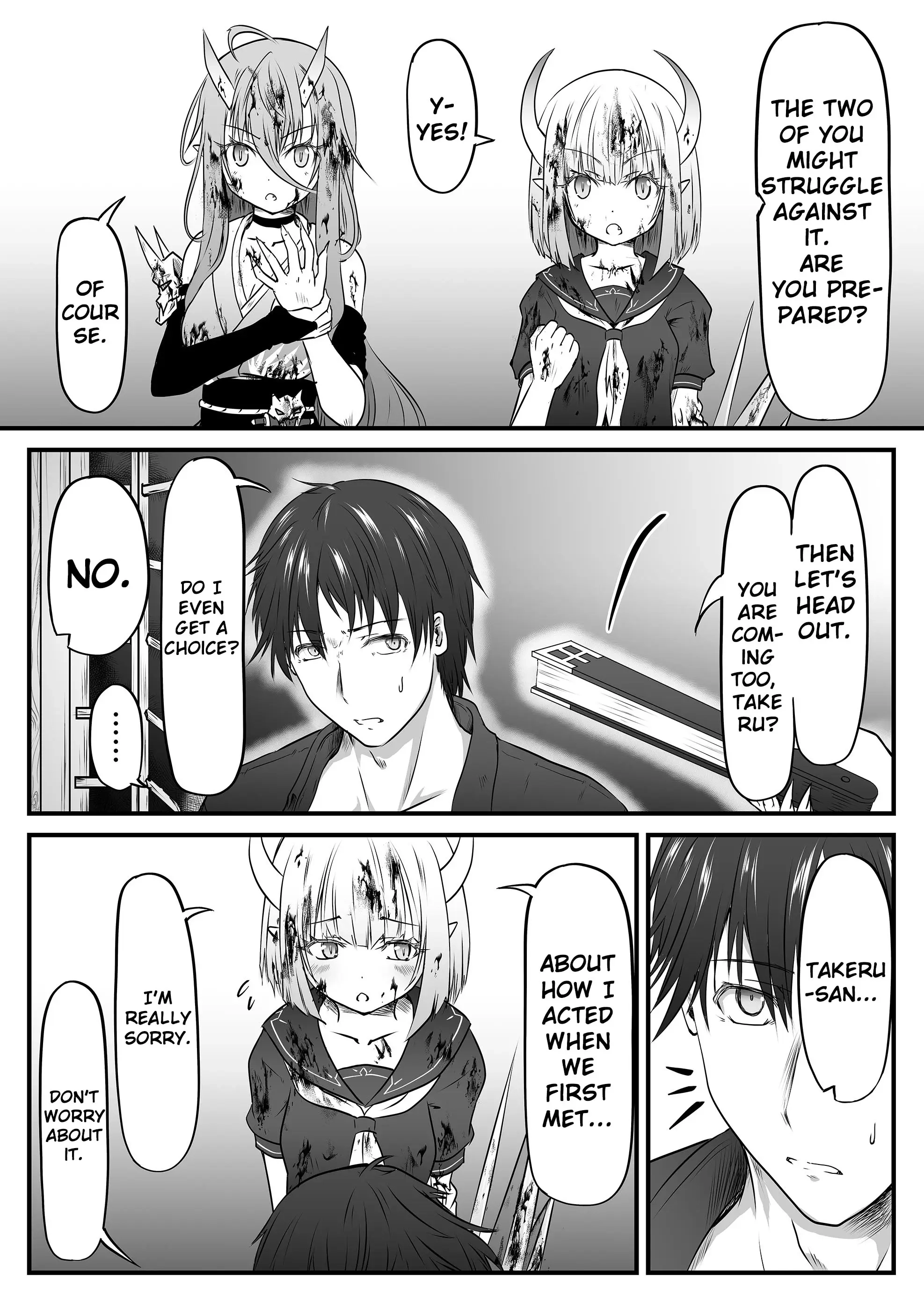 ZOMBIE vs Onimusume Chapter 5 page 2 - 