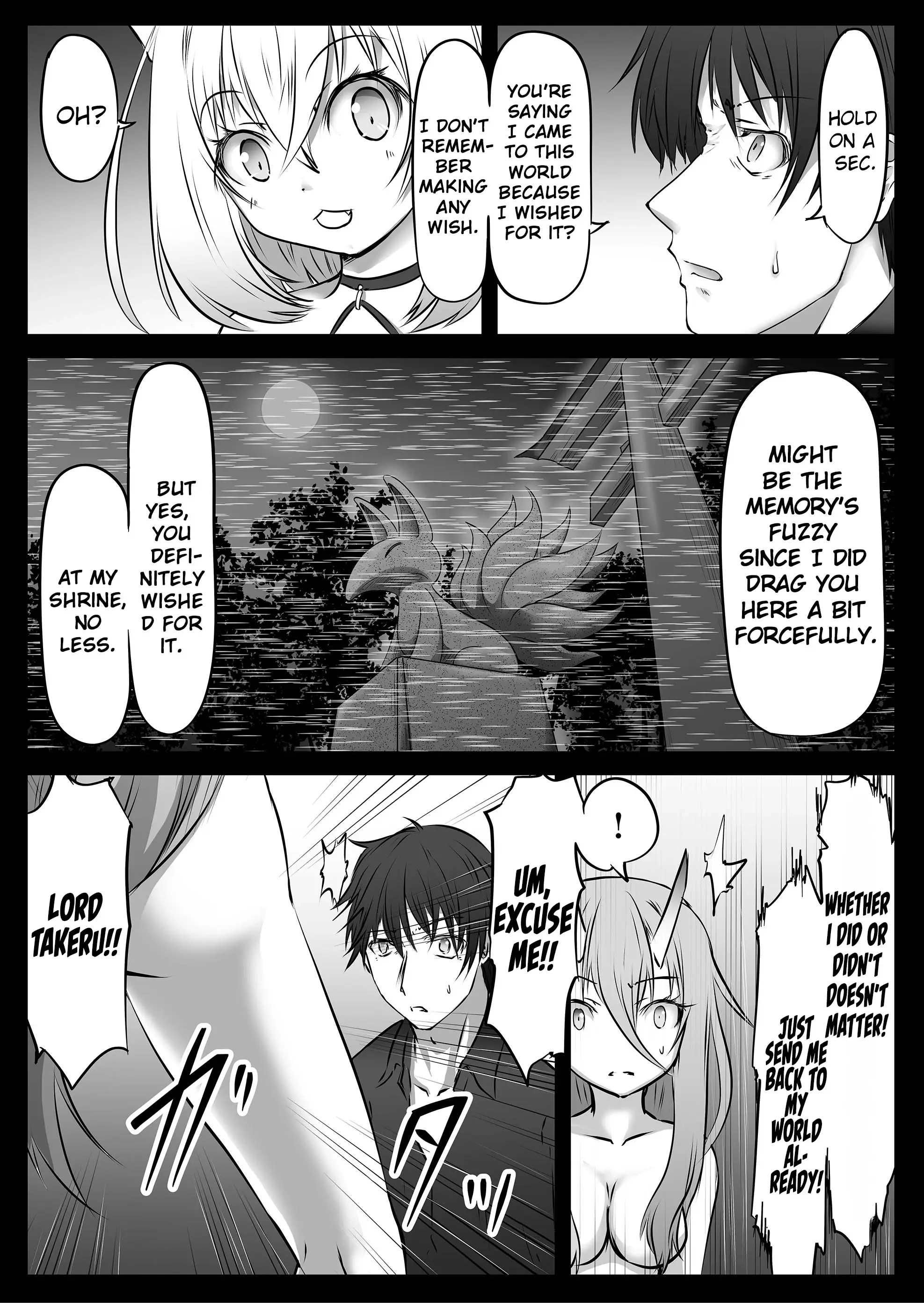 ZOMBIE vs Onimusume Chapter 7 page 1 - 