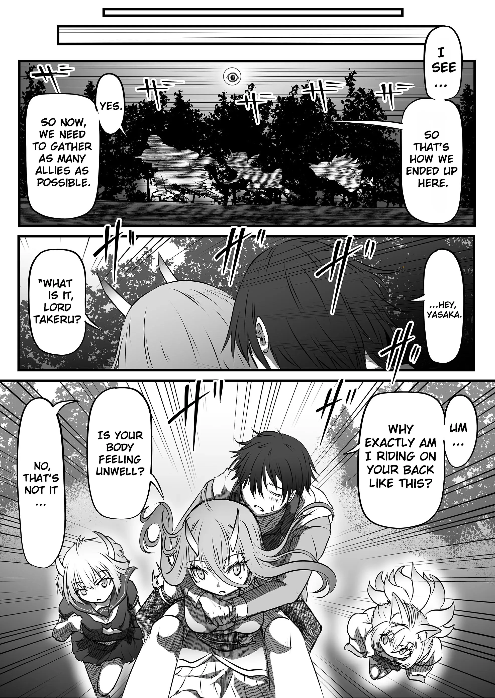 ZOMBIE vs Onimusume Chapter 7 page 9 - 