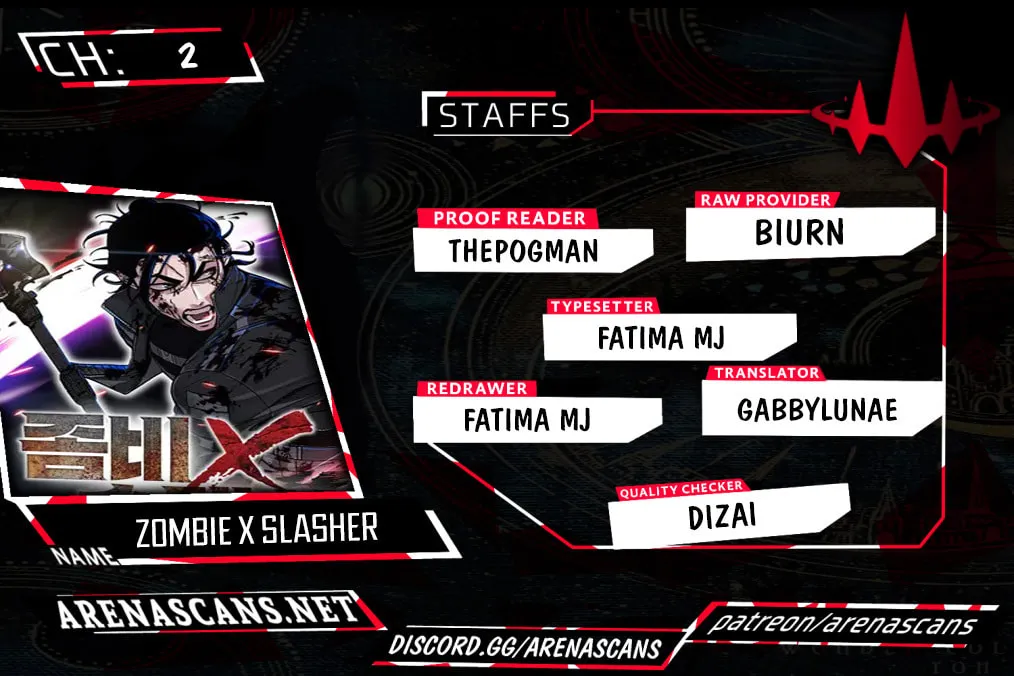 Zombie X Slasher Chapter 2 page 1 - 